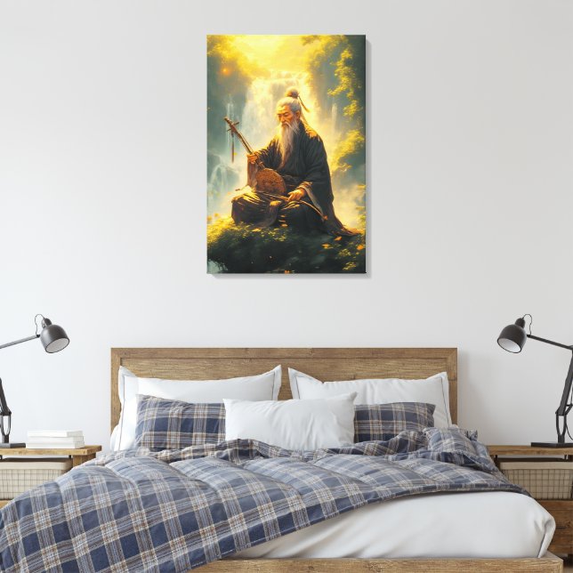 Toile Le Shan Shui de l'ermite (Insitu(Chambre))