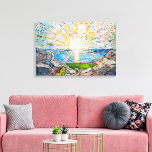 Toile Le Soleil 1909 | Edvard Munch | (Insitu(Salon))