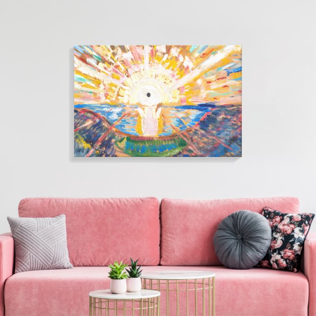 Toile Le Soleil 1912 | Edvard Munch | (Insitu(Salon))
