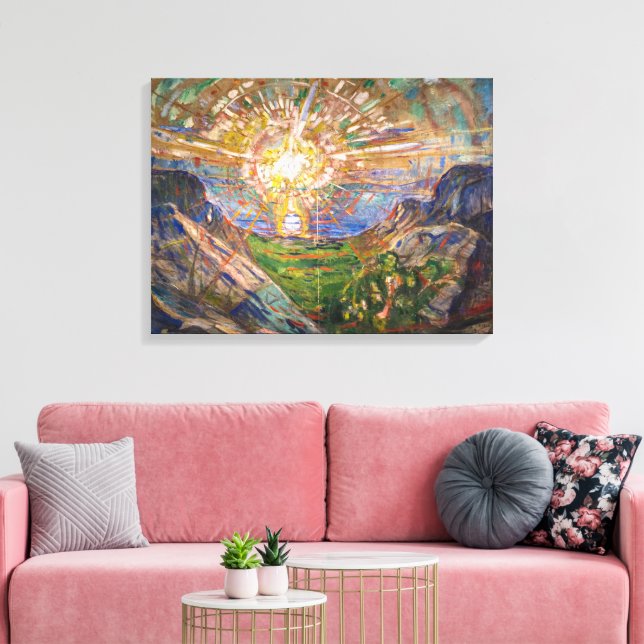 Toile Le Soleil 1916 | Edvard Munch | (Insitu(Salon))
