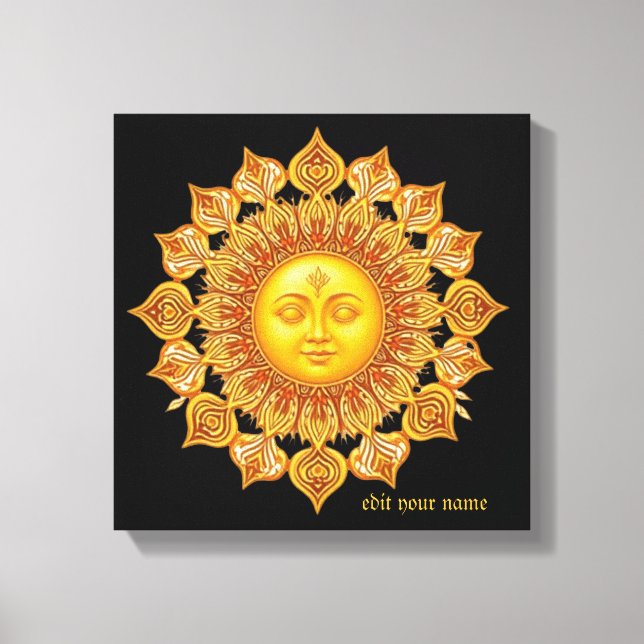 Toile Le Soleil Doré RadiantZen (Recto)
