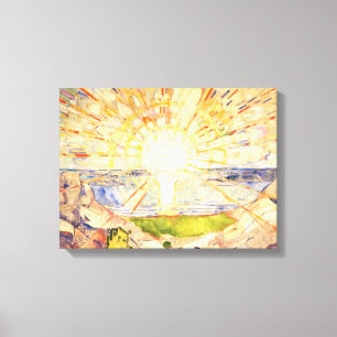 Toile Le Soleil Par Edvard Munch