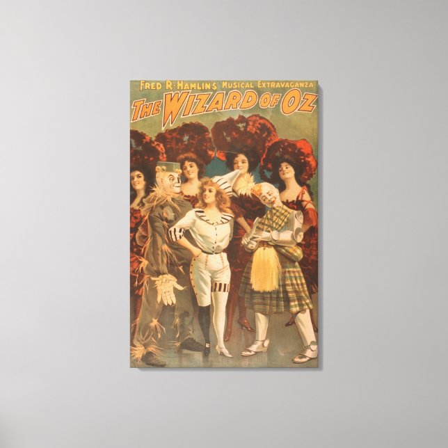 Toile "Le sorcier d'Oz" Poster du théâtre musical #1 (Recto)