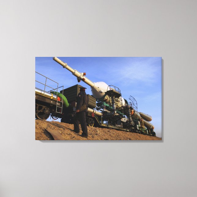 Toile Le Soyouz TMA-13 vaisseau spatial 3 (Recto)