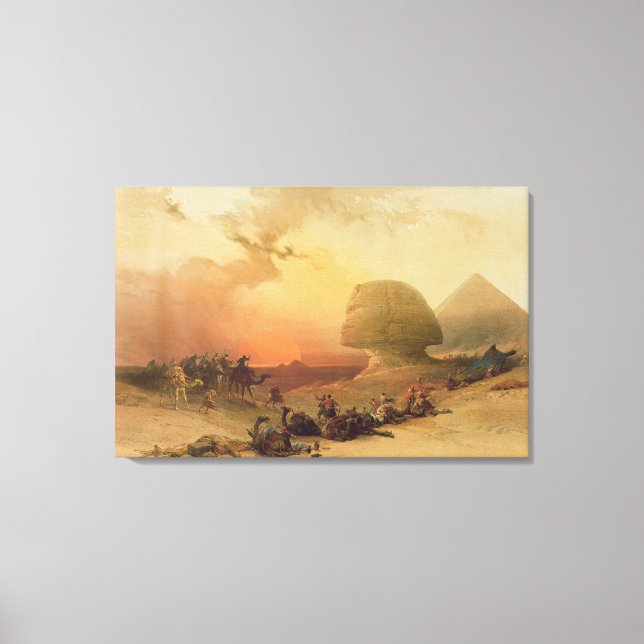 Toile Le Sphinx à Giza (Recto)