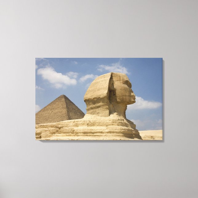 Toile Le Sphinx, Giza, Al Jizah, Égypte (Recto)