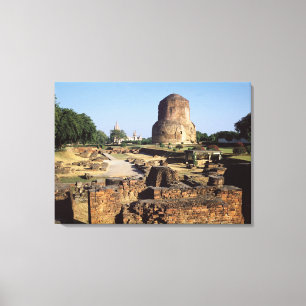 Toile Le stupa de Dhamekh, ANNONCE c.500
