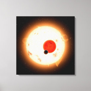 Toile Le système Kepler-16.