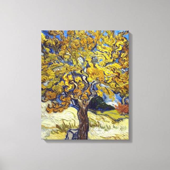 Toile Le tableau du mûrier de Van Gogh, un chef-d'œuvre  (Recto)