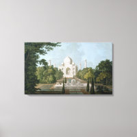 Le Taj Mahal, Agra, du jardin