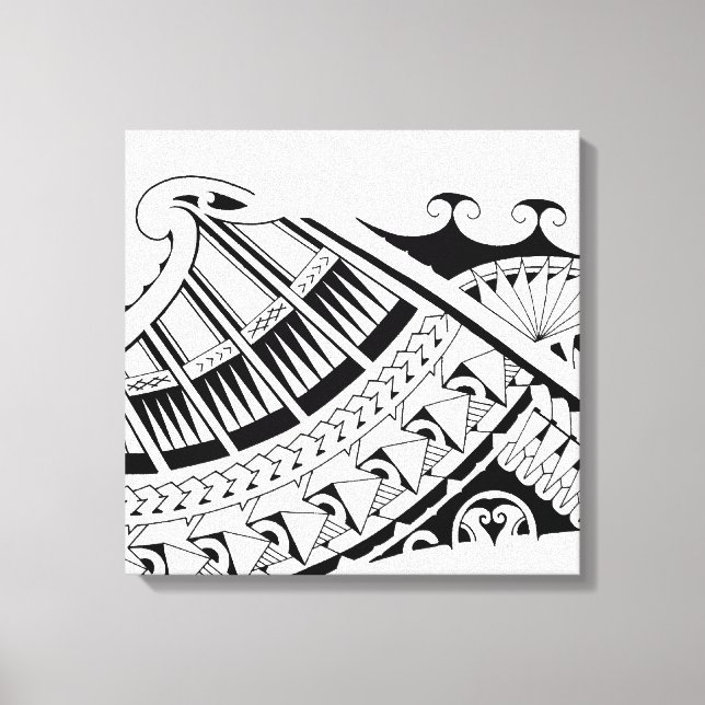 Toile Le tatouage tribal samoan (Recto)