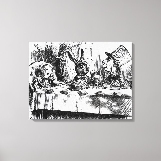 Toile Le Tea Party de Mad Hatter (Recto)