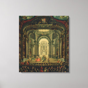 Toile Le Teatro Reale à Turin (huile sur la toile)