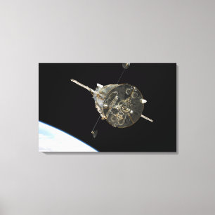 Toile Le télescope spatial de Hubble en orbite au-dessu