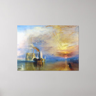 Toile Le Téméraire combattant par J. M. W. Turner