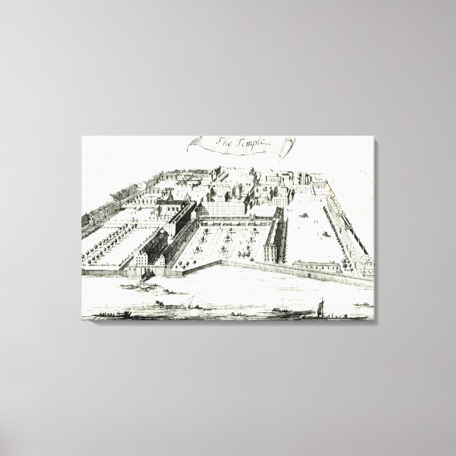 Toile Le Temple (Recto)