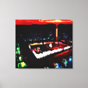 Toile Le Temple dans la modernité