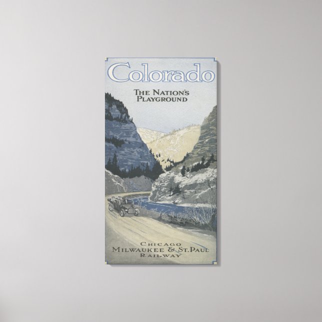 Toile Le terrain de jeu de la nation (Recto)