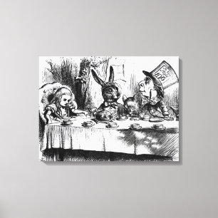 Toile Le thé du chapelier fou
