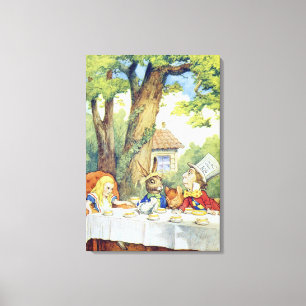 Toile Le thé du chapelier fou