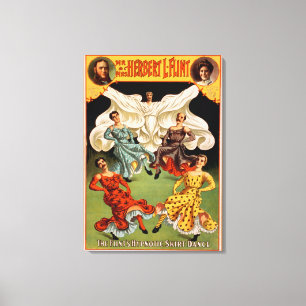 Toile Le Theatrical hypnotique de danse de jupe de silex