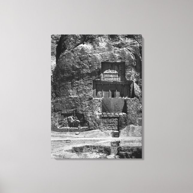 Toile Le tombeau rocheux d'Artaxerxes I (Recto)