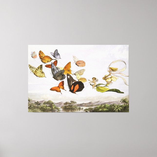 Toile Le transport enchanté de la reine des fées (1870) (Recto)