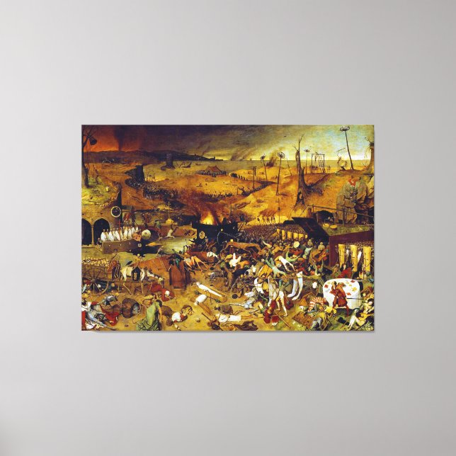 Toile Le triomphe de la mort par Pieter Bruegel l'Ancien (Recto)