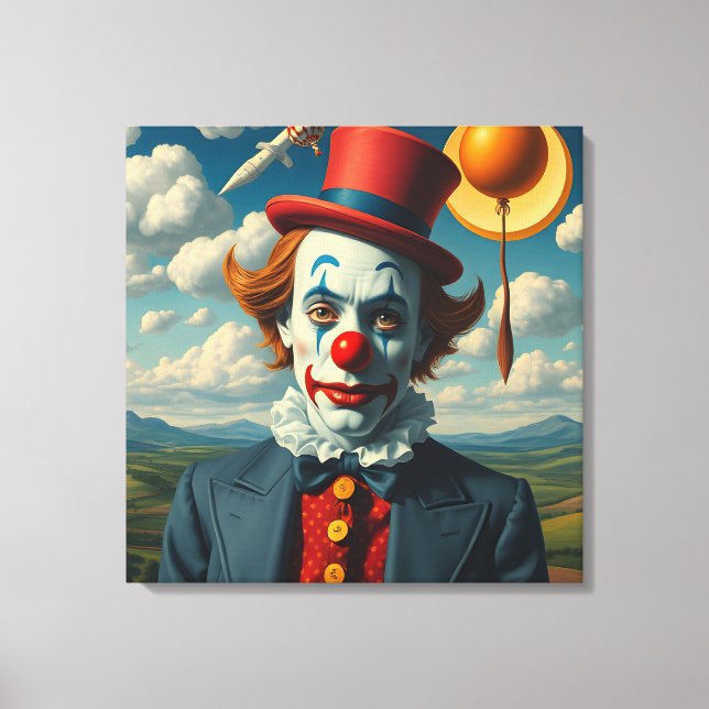 Toile le triste clown (Recto)