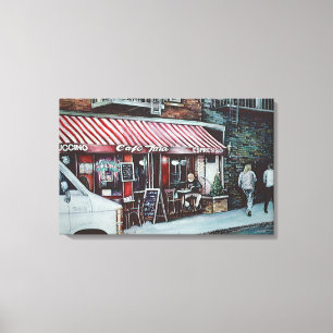 Toile Le Twlight du Café Tina