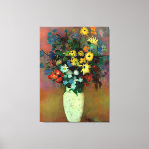 Toile Le vase d'Odilon Redon avec Flowers (1914)