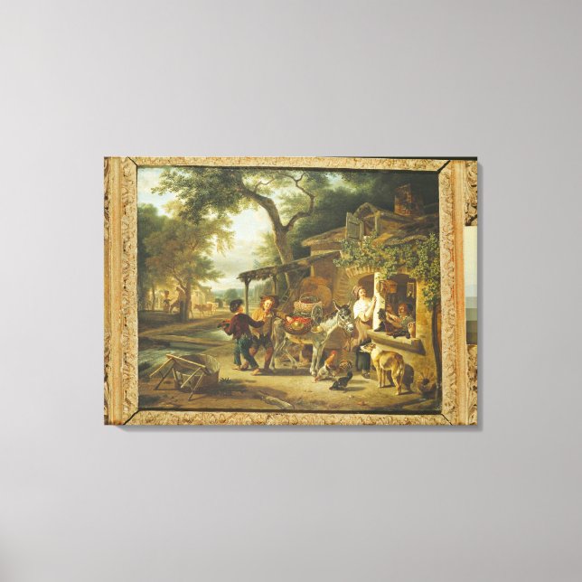 Toile Le vendeur de cerisiers (Recto)