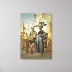 Toile Le vendeur de thé, du "souvenir du Caire", 1862