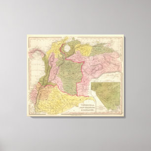 Toile Le Venezuela, le nouveau Grenada et l'Equador 2