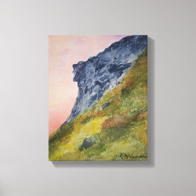 Toile Le vieil homme dans les montagnes (Recto)