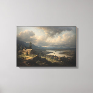 Toile Le Vieux Port au Crépuscule