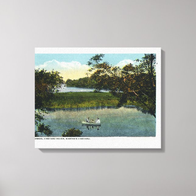 Toile Le vignoble de Martha, la scène du lac Tashmoo (Recto)