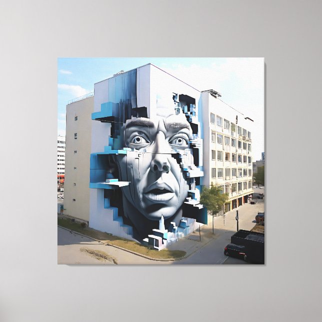 Toile Le visage attentif (Recto)