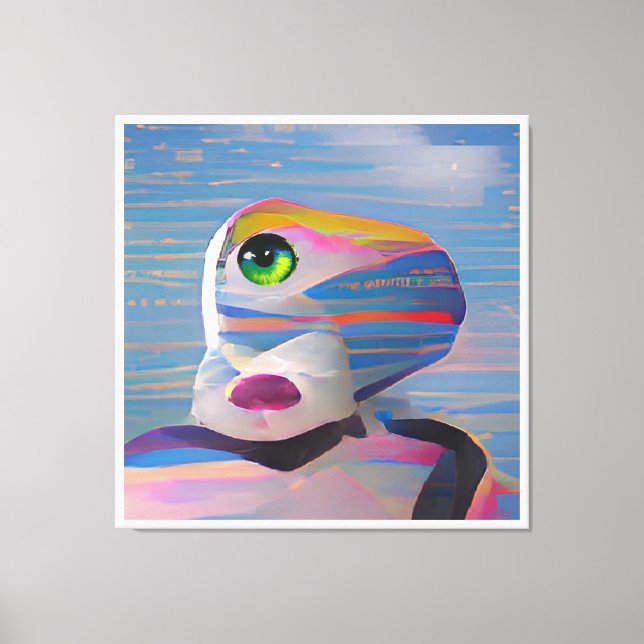 Toile Le visage des Cyclops d'hiver (Recto)
