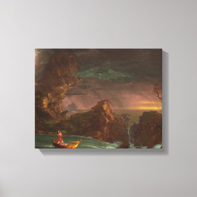 Toile Le Voyage de la Vie, Manhood, Thomas Cole (Recto)