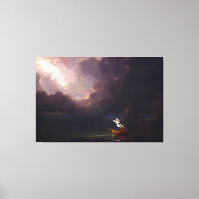 Toile Le voyage de la vie Vieille Âge par Thomas Cole (Recto)