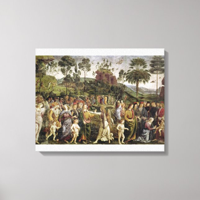 Toile Le voyage de Moïse, vers 1481-83 (Recto)