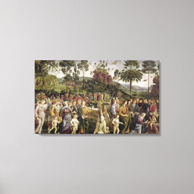 Toile Le voyage de Moïse, vers 1481-83 (Recto)