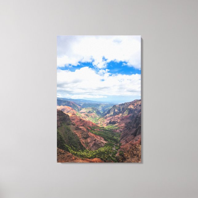 Toile Le Waimea Canyon (Recto)
