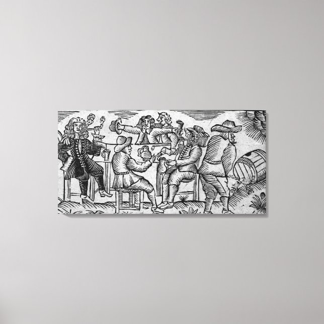 Toile Le Wine-Coopers Delft, de (Recto)