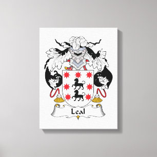 Toile Leal Family Crest