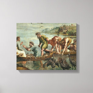 Toile L'ébauche miraculeuse des poissons (bande dessin