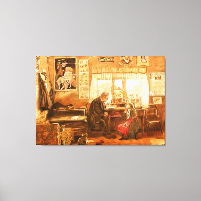 Toile L'Écho de 1000 Heures (Recto)