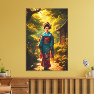 Toile L'Éclat d'un kimono