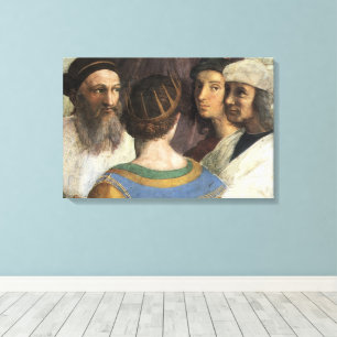 Toile L'École d'Athènes de Raphaël, Renaissance vintage
